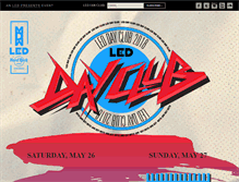 Tablet Screenshot of leddayclub.com